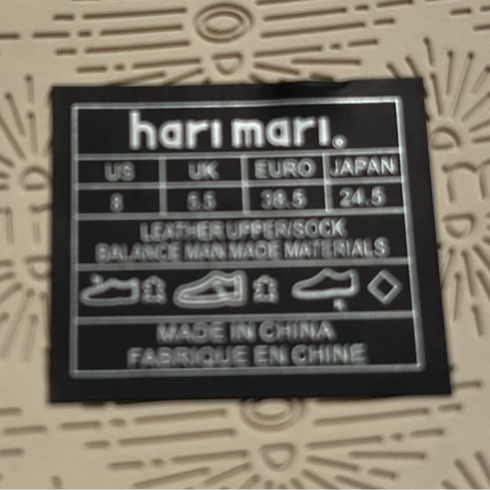 Hari Mari Women’s “Mari” Tan Leather Flip Flops Sandals Size 8 *New In Box* - Picture 14 of 14